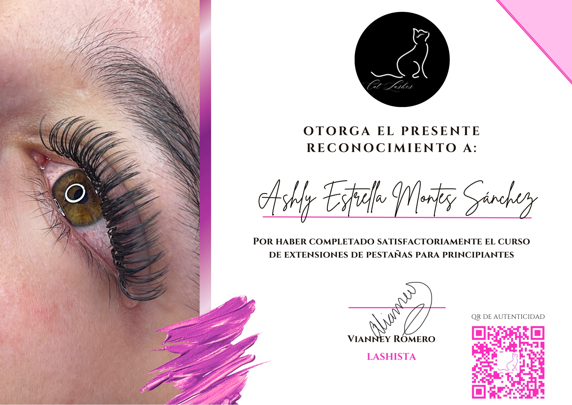 Certificado Ashly